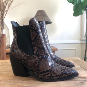 Steve Madden Snake Print Boots